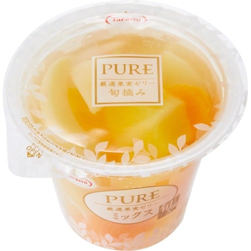 たらみ PURE 旬摘みミックス新鮮フルーツぎっしり贅沢な本格派 ゼリーおすすめ イメージ