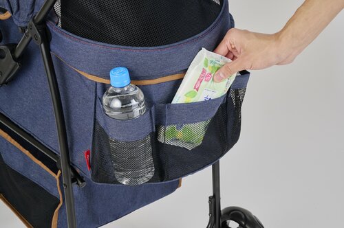 【使い勝手】省スペースで置き場所を取らない 小型犬向けペットカートおすすめ イメージ3