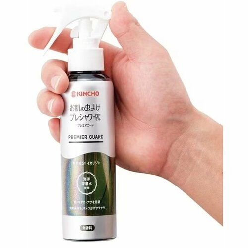 虫除けスプレーおすすめ キンチョウ お肌の虫よけ プレシャワーDF ミスト プレミアガード 防除用医薬部外品 イメージ1