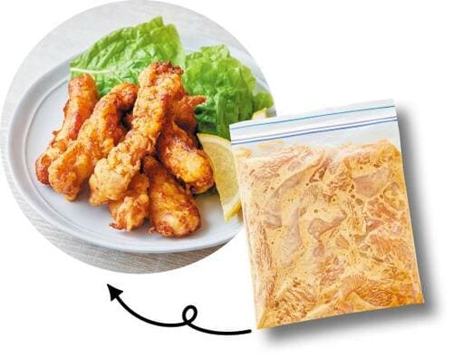 特売品で節約冷凍レシピ