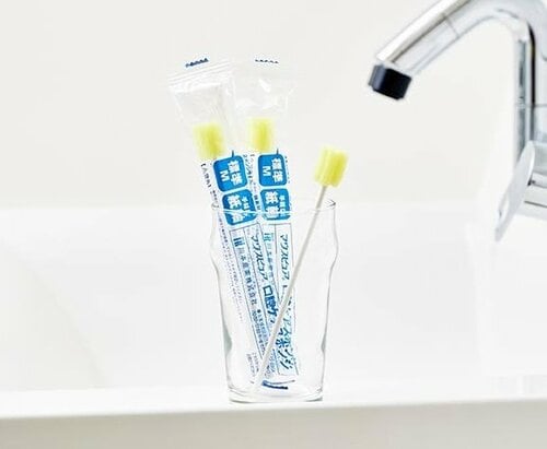 する側とされる側のどちらもストレスが少ない 口腔ケアスポンジおすすめ イメージ