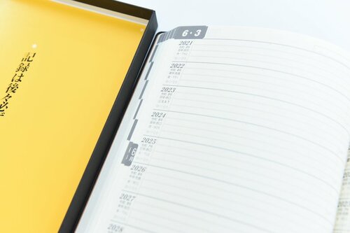 3位: 石原出版社 石原10年日記 ブラウン イメージ2