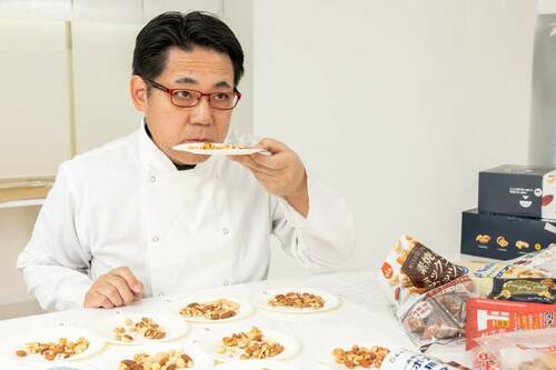 テスト2：香ばしさ ミックスナッツおすすめ イメージ