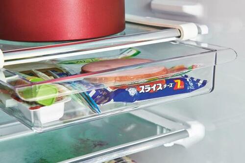 ポイント1:外から細々とした食材が見える 収納ケースおすすめ イメージ