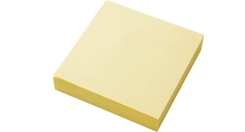 セリア:(エコー金属): STICKY NOTE YELLOW