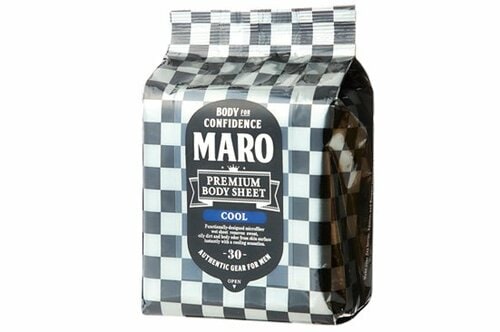 制汗シート:消臭:汗:MARO:プレミアムボディシート クール