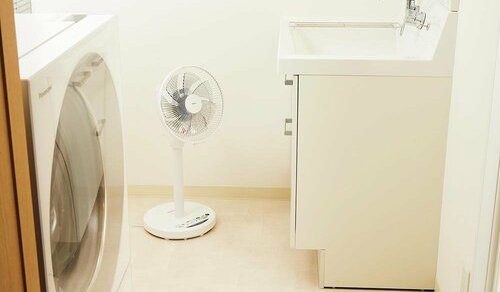 脱衣所 扇風機おすすめ イメージ