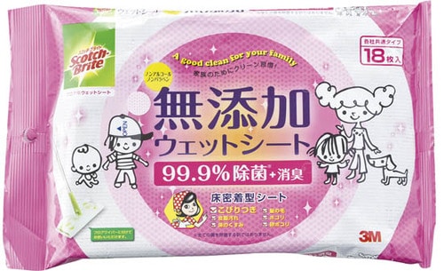 スコッチブライト:無添加ウェットシート