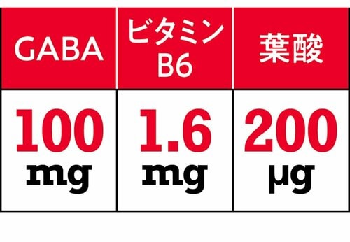 【成分】ビタミンB12も2.4μg入ってる！ GABAサプリおすすめ イメージ2