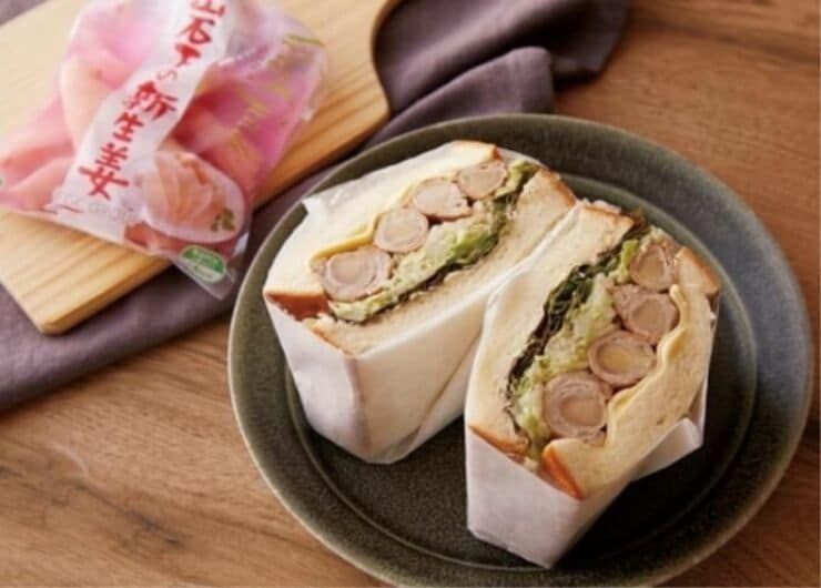 【生姜×食パン】意外に合う！「とろけるチーズ入り岩下の新生姜の豚肉巻きサンドイッチ」の作り方｜『LDK』とプロがレシピ伝授！