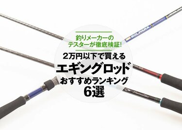 22年 エギングロッドのおすすめ6選 釣りメーカーのテスターが人気商品を徹底比較 360life サンロクマル