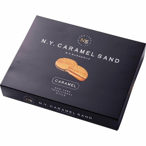 東京駅で買えるお土産おすすめ N.Y.C.SAND N.Y.キャラメルサンド 8個入り イメージ2