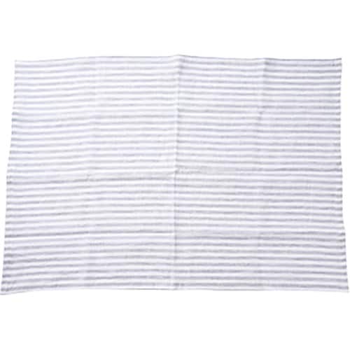 スタンダードプロダクツ リネン キッチンクロス  ストライプ、グレー イメージ1