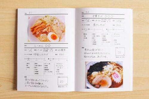 ラーメン好き必携の一冊！ WakuWaku「ラーメンノート」 イメージ2