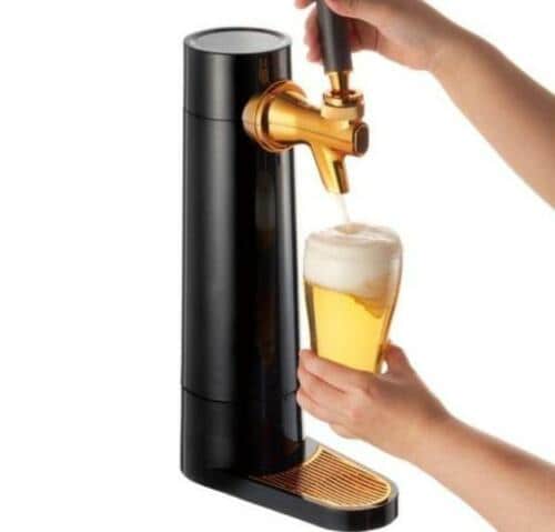 缶ビールが極上泡になるグリーンハウスのビアサーバー イメージ