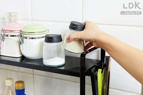 調味料をサッと置ける 調味料ラックおすすめ イメージ