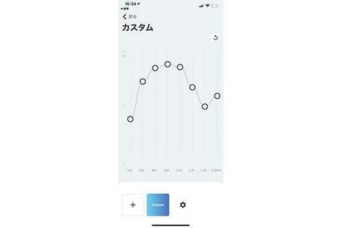 Power Mobile Life LLC「Soundcore」で調整したEQ