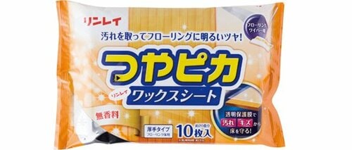 リンレイ:つやピカワックスシート:ワックス:掃除