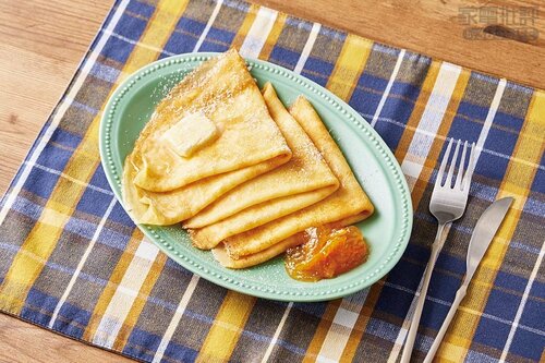 ▼シュガーバタークレープのレシピ ホットプレートおすすめ イメージ