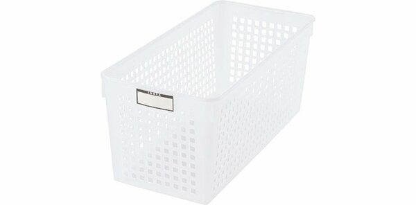 セリア:ネームバスケット スリム:収納