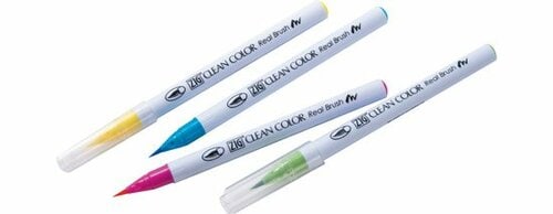 呉竹:CLEAN COLOR:Real Brush:筆ペン