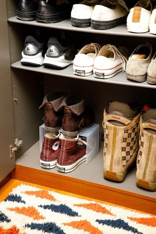 靴箱のデッドスペースもムダなく使いたい！ イメージ