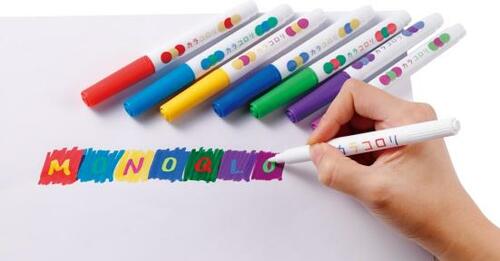 勝手に色が変わる8色マーカー エクシム「カラコロリ」 イメージ2
