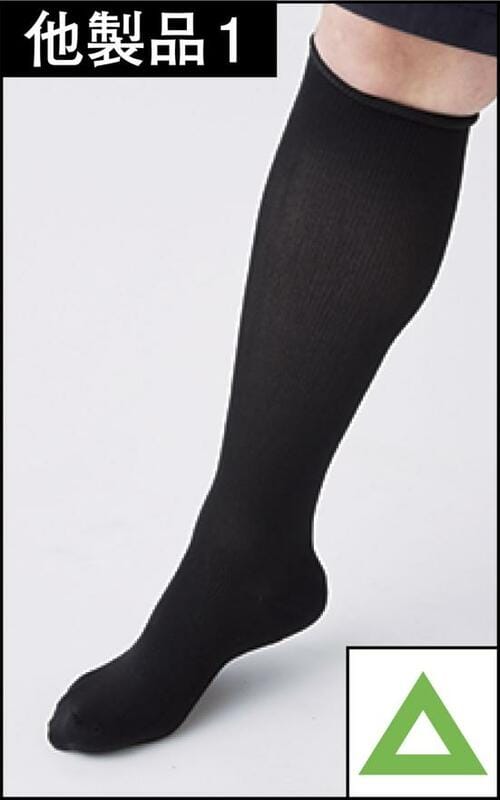 ①着圧ソックスは適度な着圧でむくみを予防します イメージ2