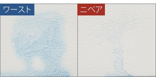 汗をかいても落ちにくい イメージ