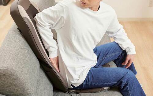 2：もみ玉は背骨に当たらないように！ マッサージシートおすすめ イメージ