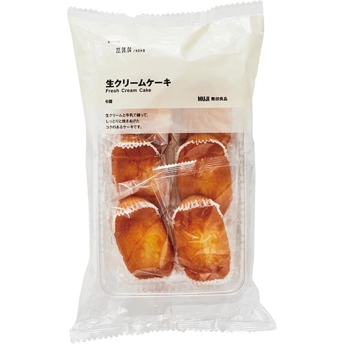 無印良品「生クリームケーキ」 イメージ