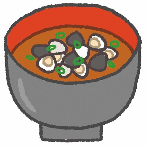 赤味噌のおすすめポイント2:赤だしの味噌汁にいちばん合う具材は貝 赤味噌おすすめ イメージ
