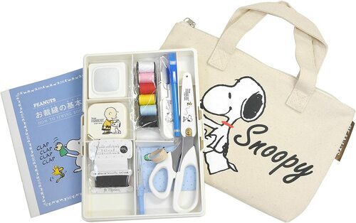 ミササ「スヌーピー ソーイングセット トートタイプ」 イメージ