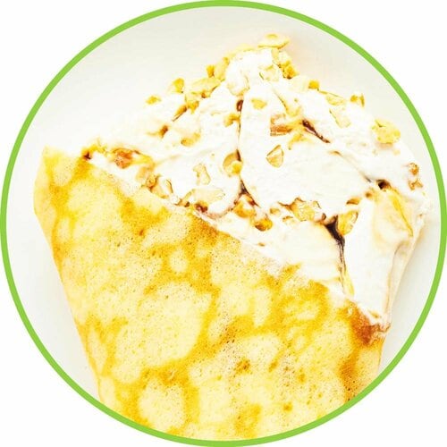 アイスクリームおすすめ 森永製菓 ザ・クレープ 黒みつきなこ イメージ2