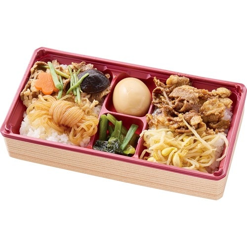 駅弁おすすめ 日本ばし大増 牛すきと牛焼肉弁当 イメージ2