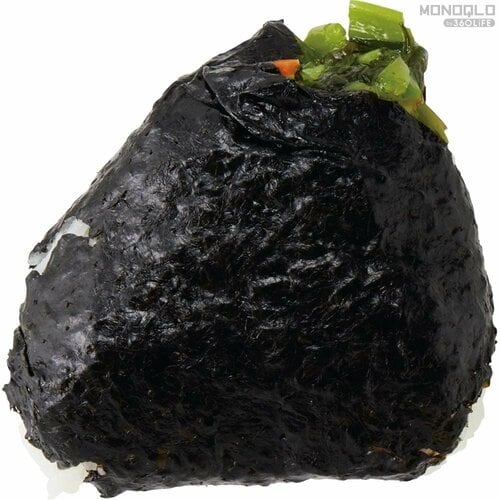 ▼戸越屋の人気メニュー2位:野沢菜わさび昆布 おにぎり専門店おすすめ イメージ