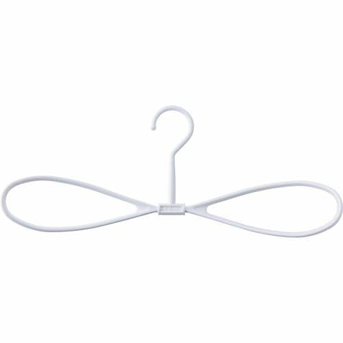 洗濯ハンガーおすすめ カインズ 8の字ドライハンガー 2本組 ホワイト イメージ1