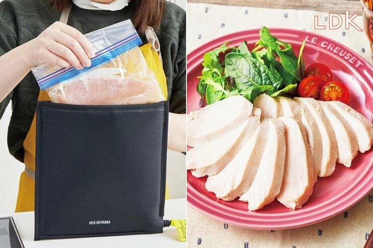 鍋も水も不要！ “ポケット型”低温調理器でサラダチキンは美味しく作れる？ LDKが辛口レビュー