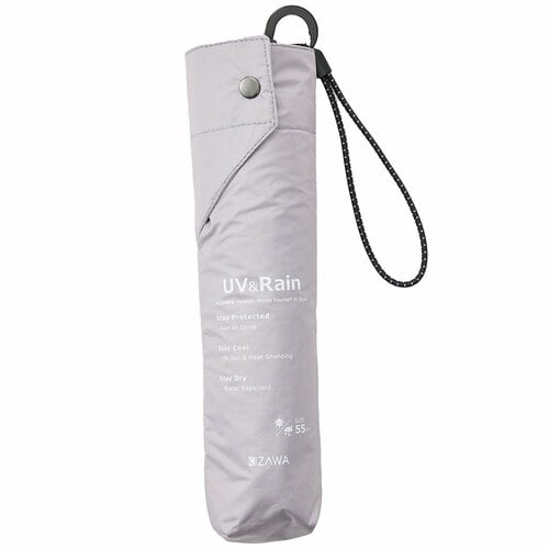 軽い折りたたみ日傘おすすめ KIZAWA 超軽量カーボン日傘 折りたたみ 晴雨兼用 UVest～aero～ イメージ2