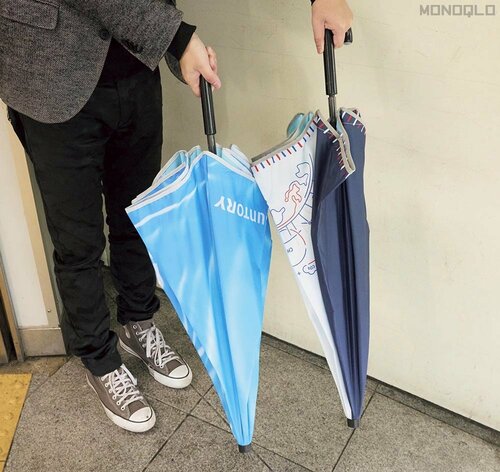 傘を2本同時に借りることもできます レンタル傘おすすめ イメージ