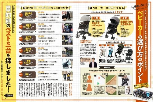 「LDK ベビー the Best」がB型ベビーカーをテスト B型ベビーカーおすすめ イメージ