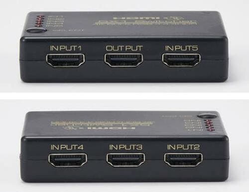 ５つの入力ポートで多くの機器と接続可能 イメージ2