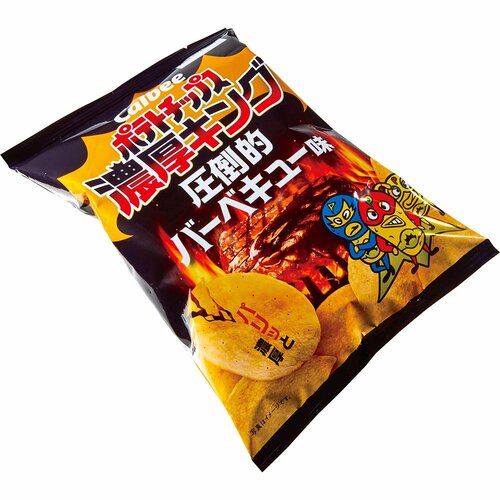 ポテトチップスおすすめ カルビー ポテトチップス濃厚キング 圧倒的バーベキュー味 イメージ