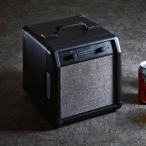 サンコー「スピーカー内蔵 ギターアンプ型冷蔵庫」おすすめ サンコー スピーカー内蔵 ギターアンプ型冷蔵庫 イメージ1