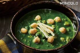簡単に作れて濃厚な旨さ！ ほうれん草とひよこ豆のスパイスカレーのレシピ(MONOQLO) 