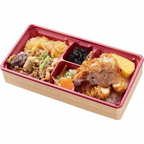 駅弁おすすめ 日本ばし大増 江戸甘味噌 カツ牛すき弁当 イメージ2