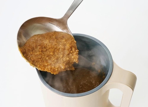 ボタンを押すと自動で攪拌＆調理 調理家電おすすめ イメージ