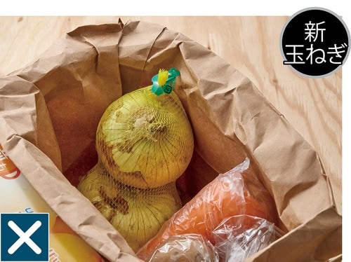 玉ねぎ・じゃがいものやりがちNG保存 イメージ