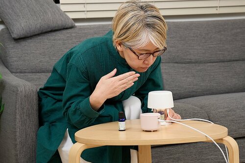 香りの広がり：周囲にフワッとただよって◎ イメージ