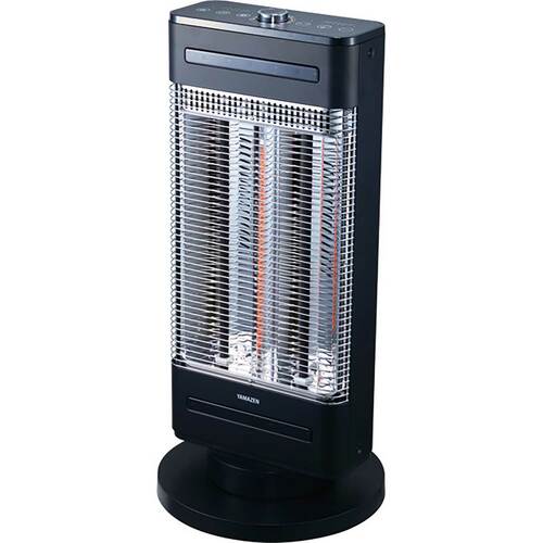 電気ストーブ・遠赤外線ヒーターおすすめ 山善 ハイブリッドヒーター ツインヒートPLUS fan DBC-SVM12 イメージ1